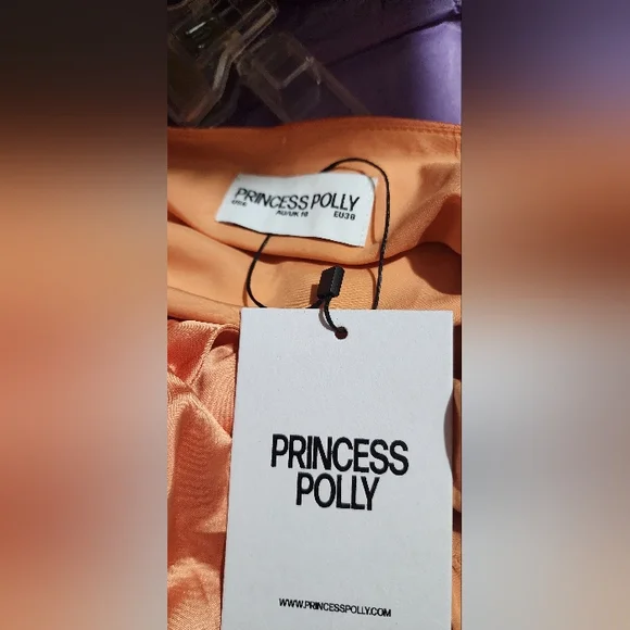 NWT Princess Polly Vibrant Orange Dress - Picture 3 of 5